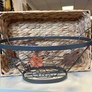 Fall Metal Basket